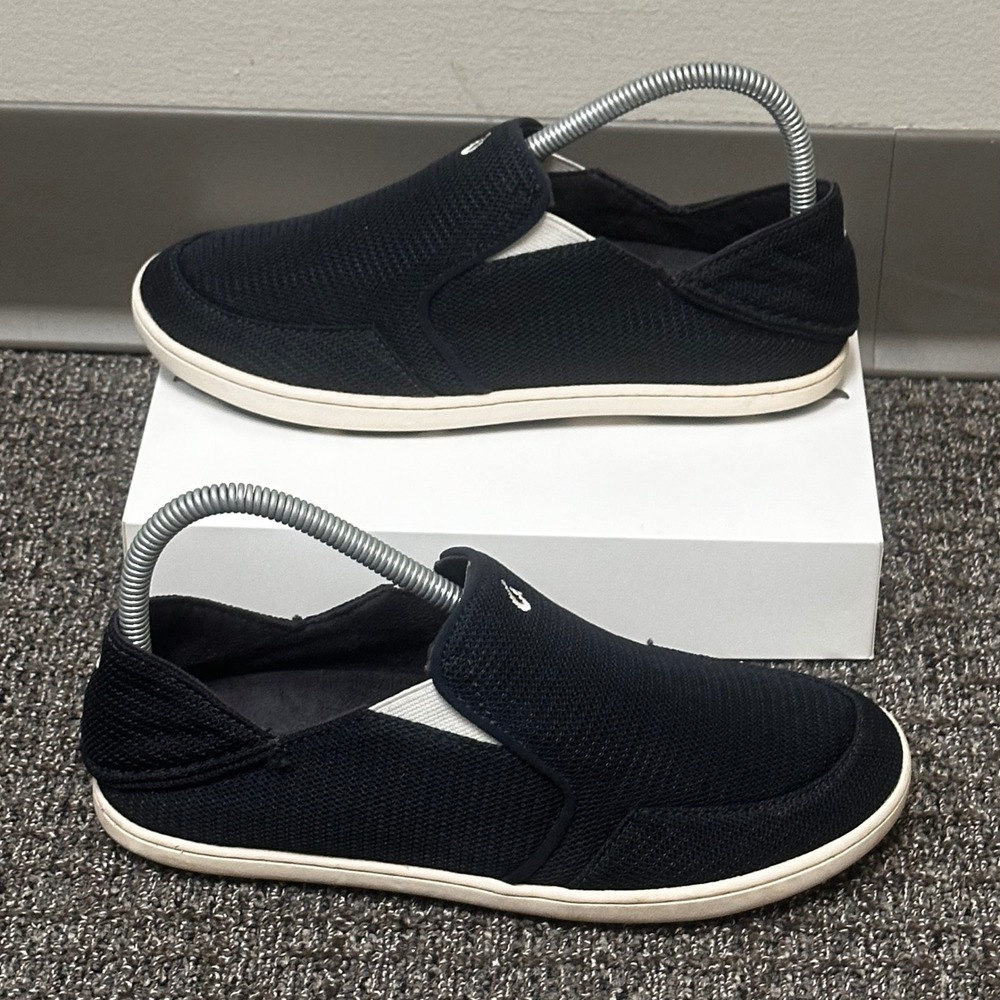 Olukai Nohea Mesh Loafers Boys Size 5 Slip On Shoes Casual Coastal Breathable